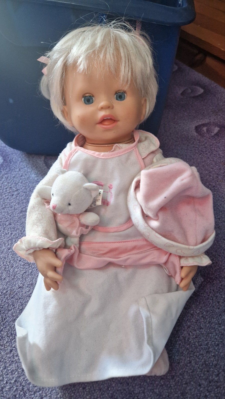 Interactieve Mattel Little Mommy Pop (2007), Ophalen of Verzenden, Gebruikt, Pop