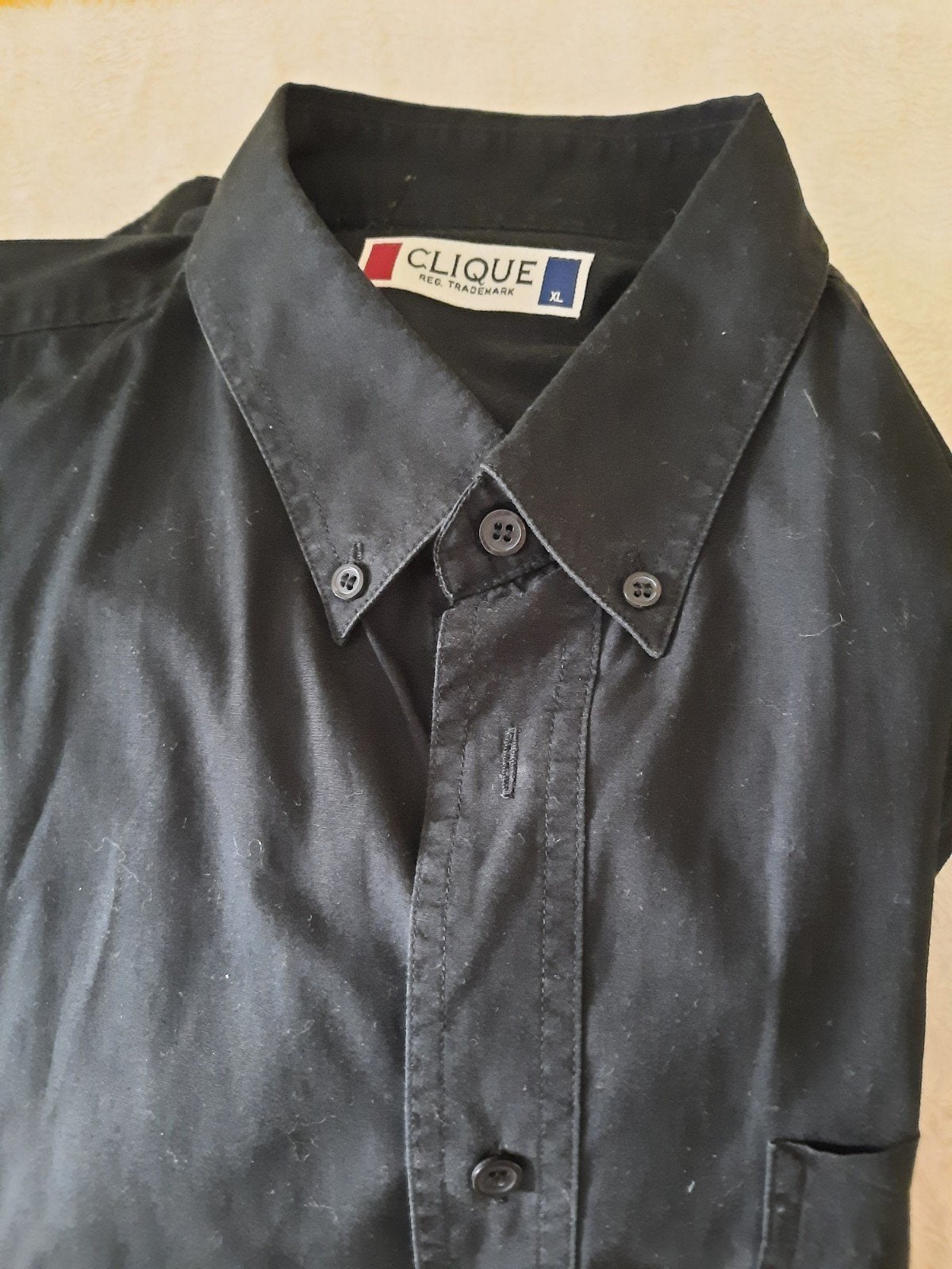 Zwart overhemd Clique maat XL, Clique, Zwart, Ophalen of Verzenden, Gedragen