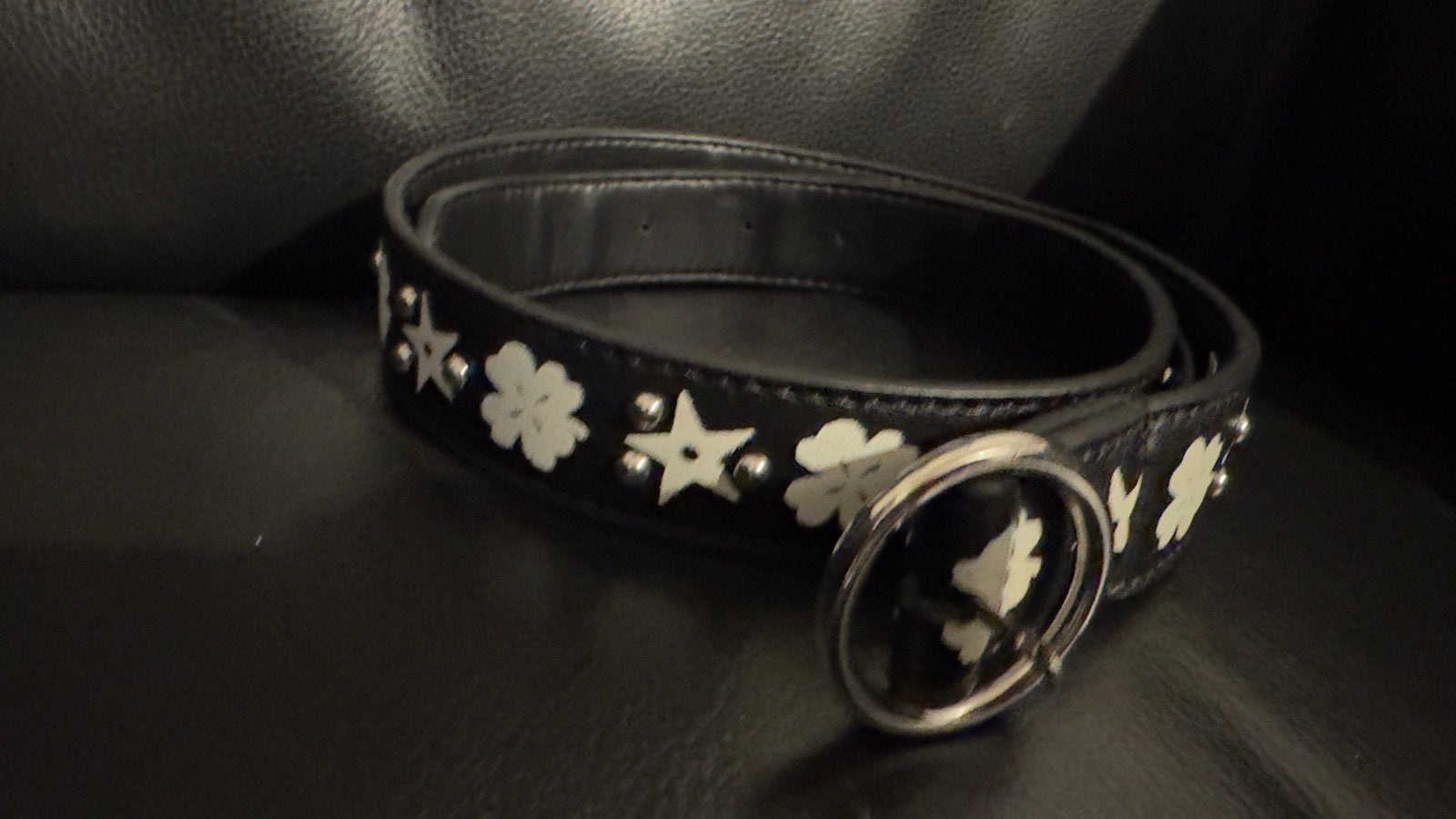 Fabienne Chapot riem met studs, bloemen - NIEUW - maat 85, Minder dan 3 cm, 80 tot 90 cm, Nieuw, Heupriem