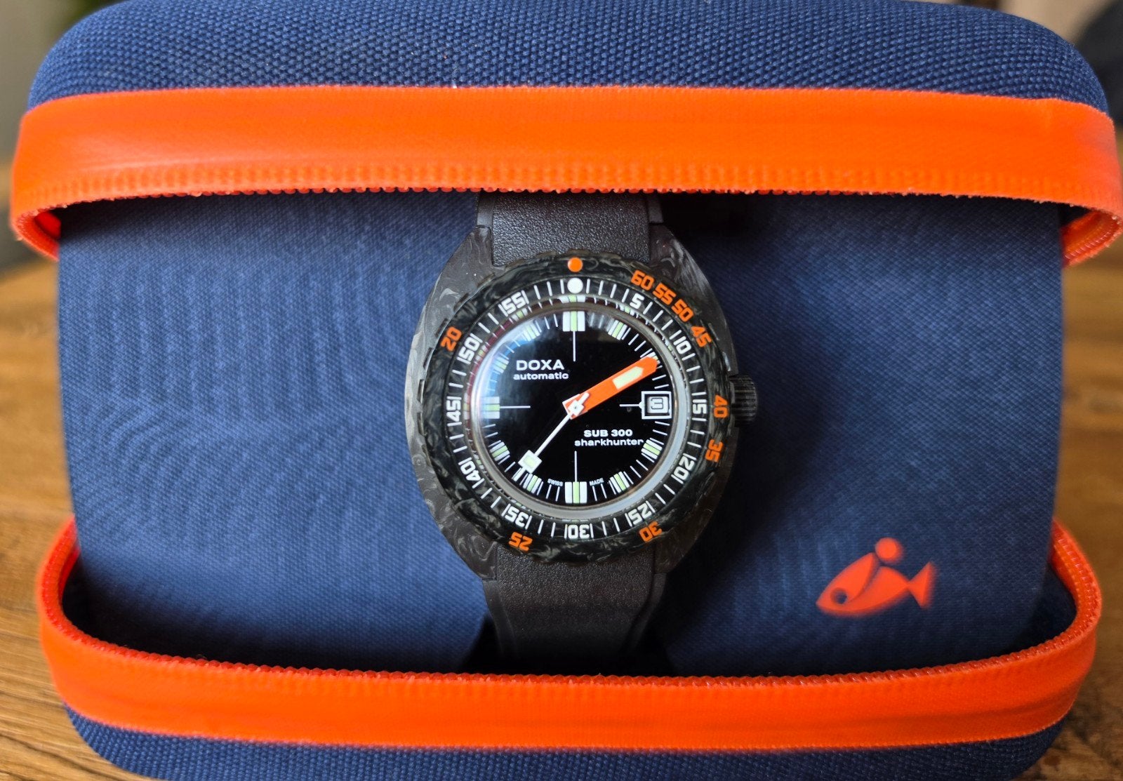 Doxa Sub 300 Sharkhunter, Ophalen of Verzenden, Zo goed als nieuw, Staal, Overige merken