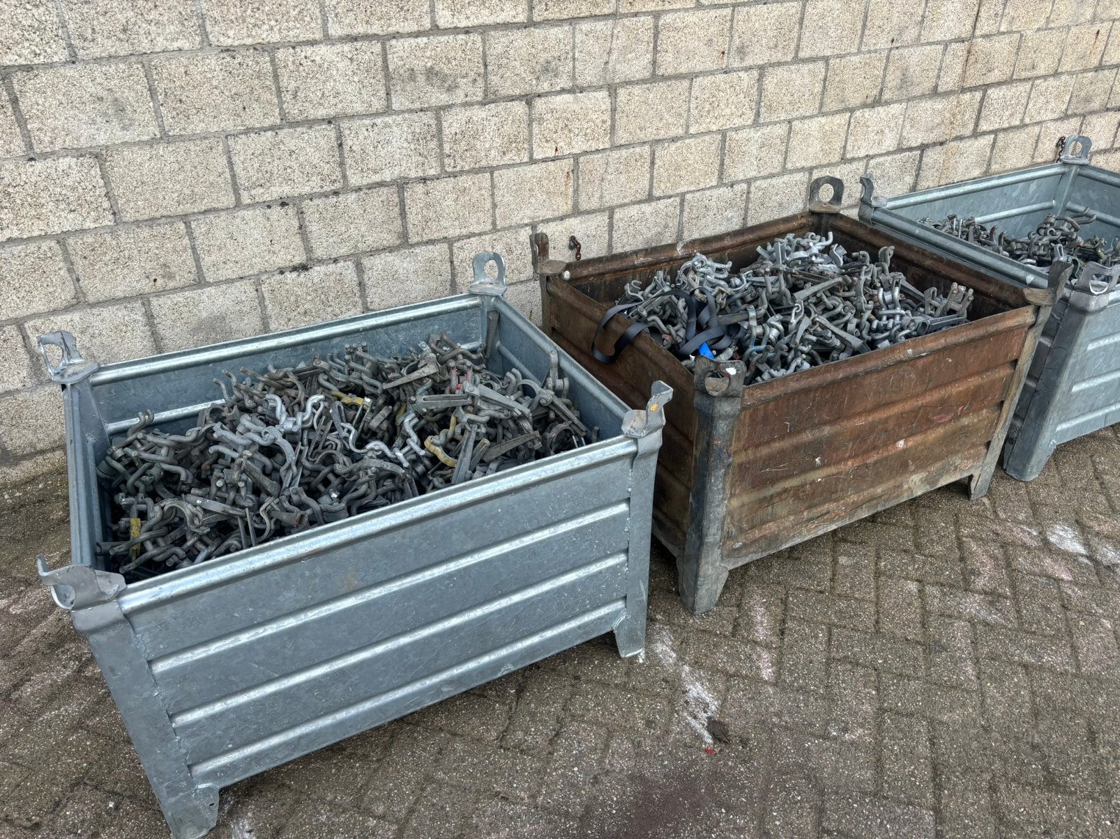 Van Thiel Steigerklemmen - Kruisklemmen gebruikt - 800 stuks, Doe-het-zelf en Verbouw, Ophalen, Gebruikt, Gevelsteiger, Minder dan 2 meter