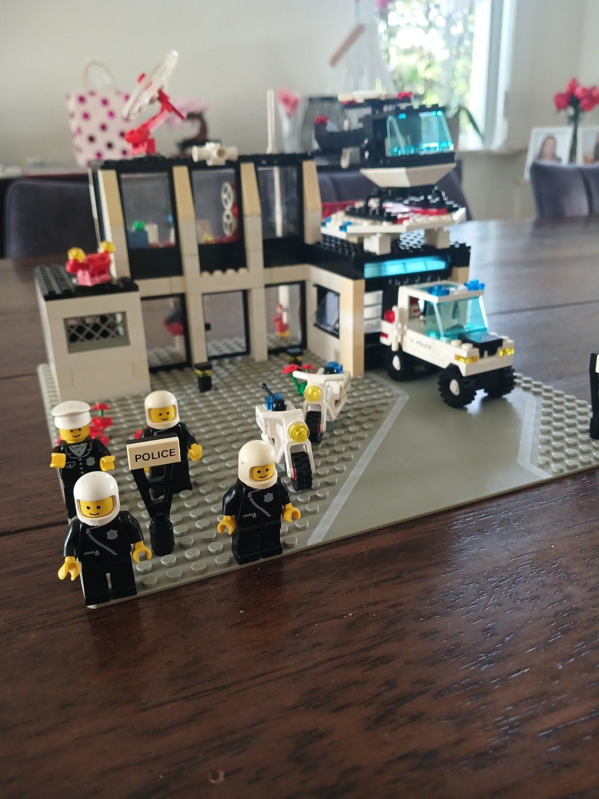 Lego Politiebureau 6386 - Gebruikt met handleiding, Lego, Ophalen of Verzenden, Complete set, Inclusief instructies