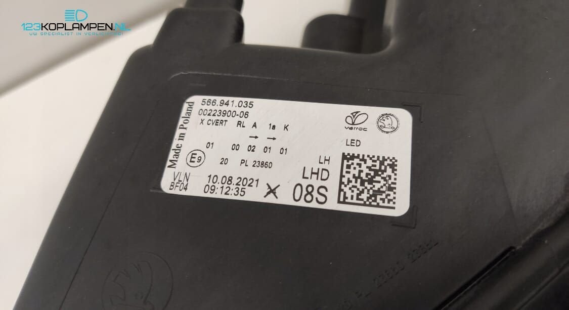 Skoda Kodiaq Facelift 566 Full Led koplamp links, Auto-onderdelen, Verlichting, Ophalen, Gebruikt, -, -