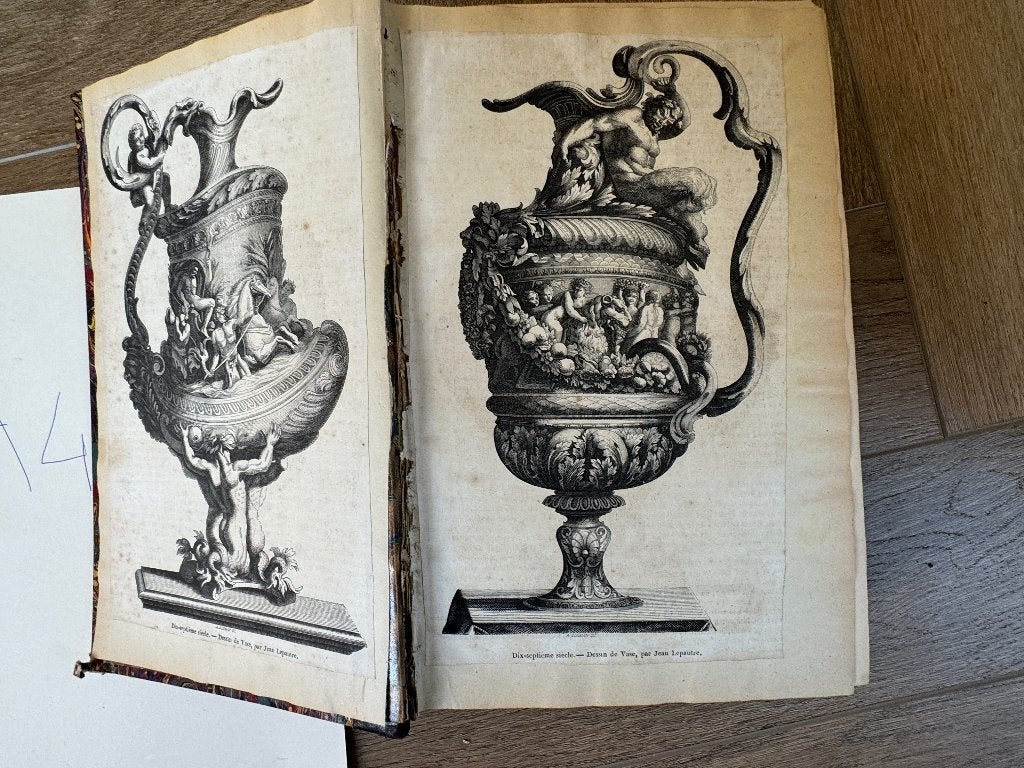 Boek met kunstbeschrijving vol prenten 1900 - P0671, Antiek en Kunst, Kunst | Etsen en Gravures, Ophalen of Verzenden, Ets, 1900 - 1949