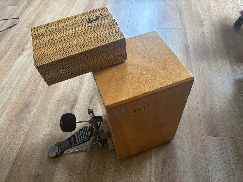 Cajon drumsetje, Muziek en Instrumenten, Percussie, Ophalen, Gebruikt, Trommel