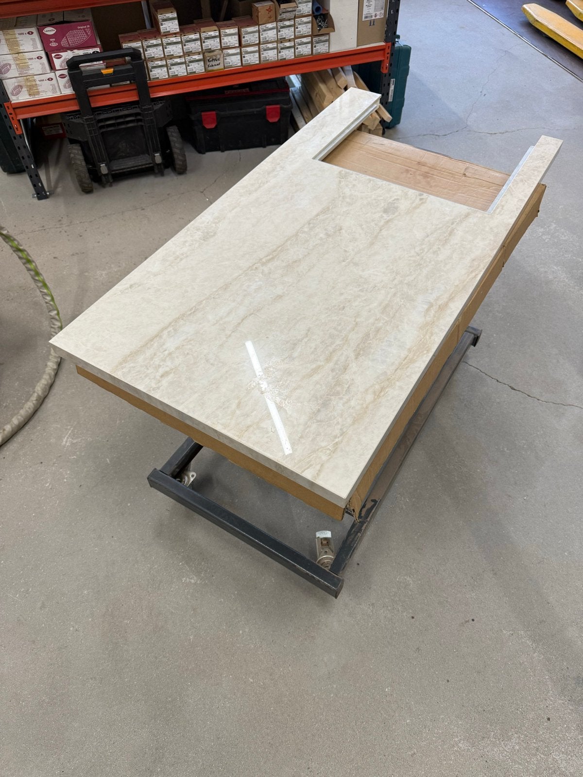 Nieuw Dekton Arga blad - 700x890mm, Ophalen, Nieuw, Steen/keramiek, Beige