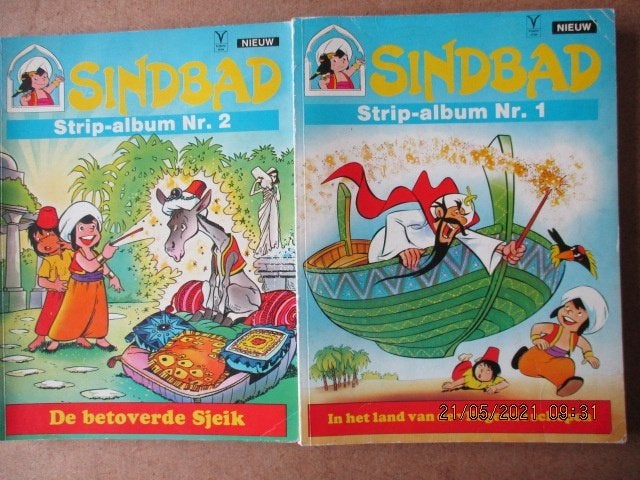 adv2469 sindbad, Eén stripboek, Ophalen, Gelezen