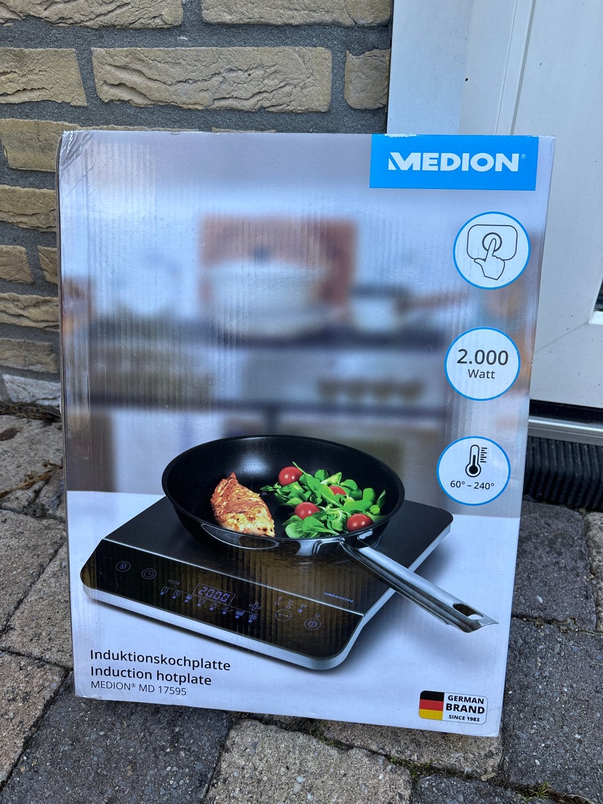 Medion Inductiekookplaat MD 17595 - Nieuw in doos, Witgoed en Apparatuur, Kookplaten, Ophalen, Nieuw, 3 kookzones of minder, Inductie