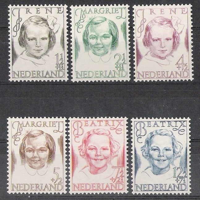 Nvph 454-59 ongebruikt cw 3,50, Postzegels en Munten, Postzegels | Nederland, Ophalen of Verzenden