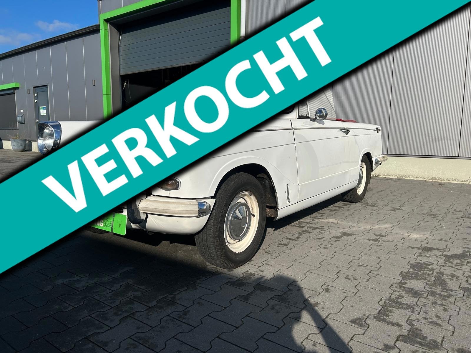 Triumph HERALD 13/60 CONVERTIBLE In zeer goede originele sta, Auto's, Gebruikt, Overige modellen, Lederen bekleding, Handgeschakeld