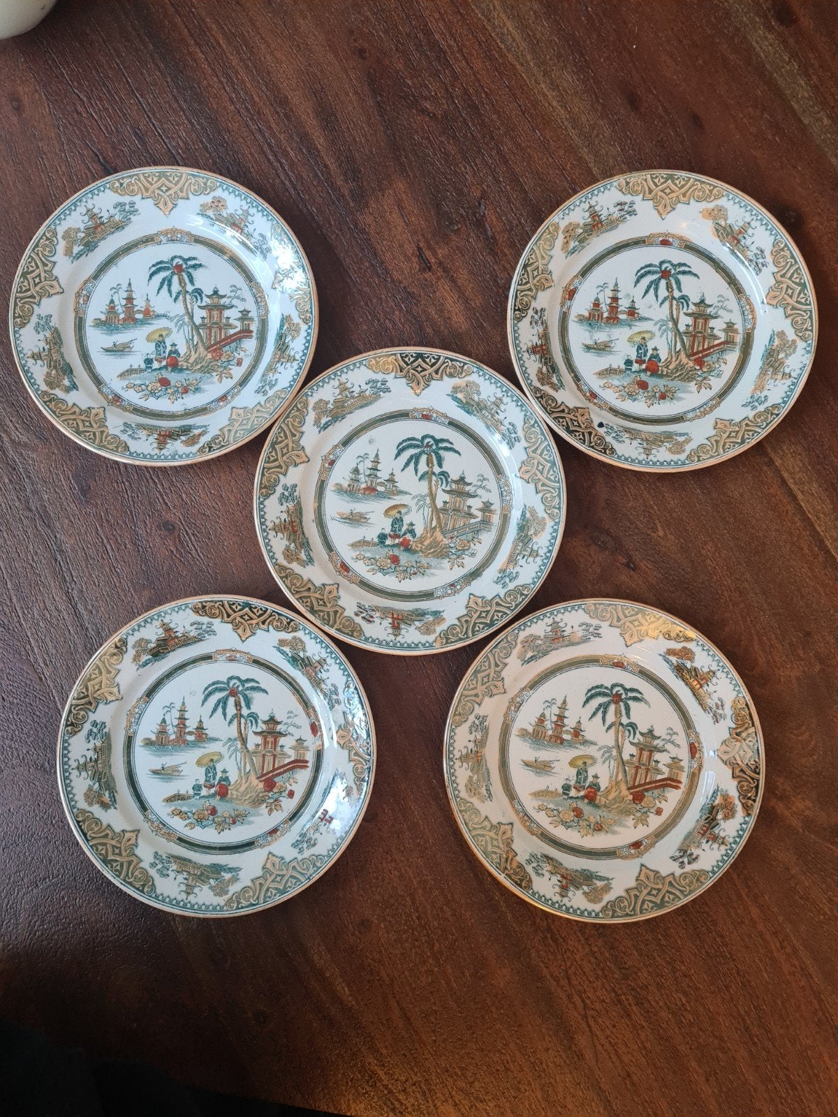 5 Petrus Regout & Co HONC schotels, Made in Holland, Ophalen of Verzenden