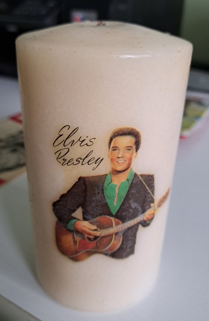 Elvis Presley, kaars, Verzamelen, Ophalen of Verzenden, Zo goed als nieuw