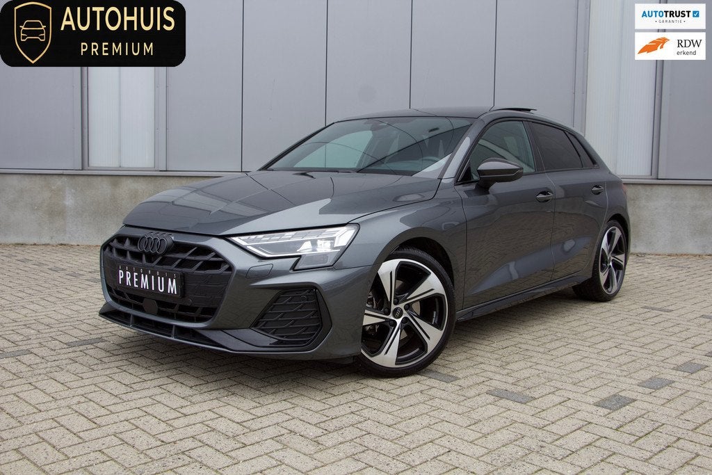 Audi A3 SPORTBACK 1.5 35 TFSI SPORTBACK S-LINE PANO H-UP SON, Auto's, Audi, 1300 kg, 4 cilinders, Leder, Bedrijf