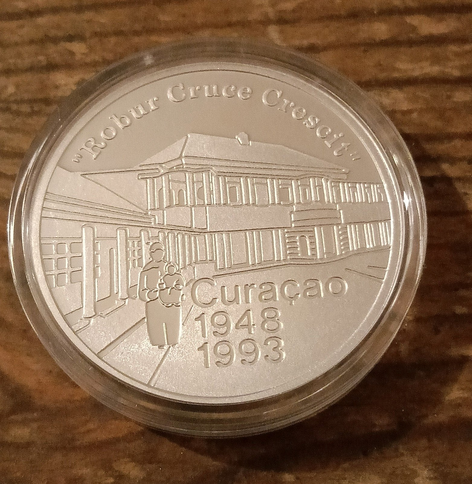 Curaçao frater Radulphus uit Tilburg 30 mm 1948-1993, Ophalen of Verzenden