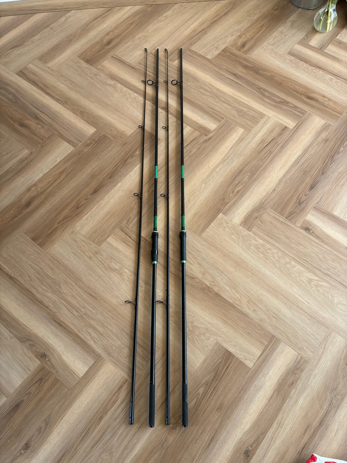 Mitchel advanta Carp Hengels 3.60m set van 2 hengels, Ophalen of Verzenden, Gebruikt, Werphengel