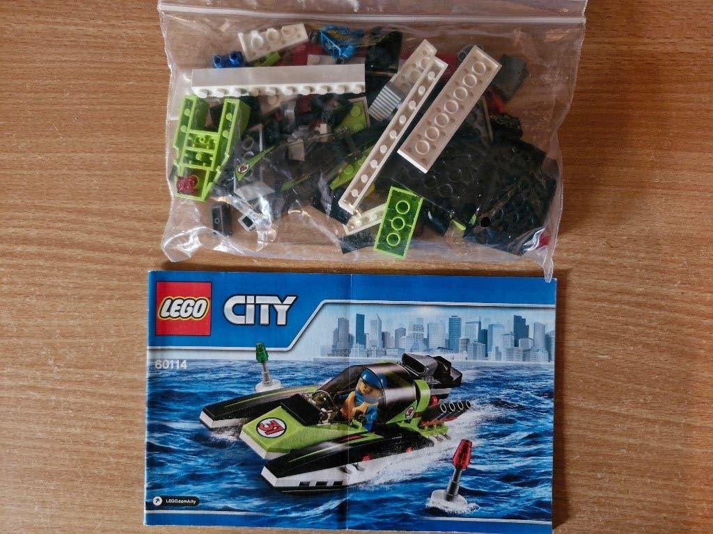 Lego 60114 - City Race Boat, Compleet, City, Lego, Ophalen of Verzenden
