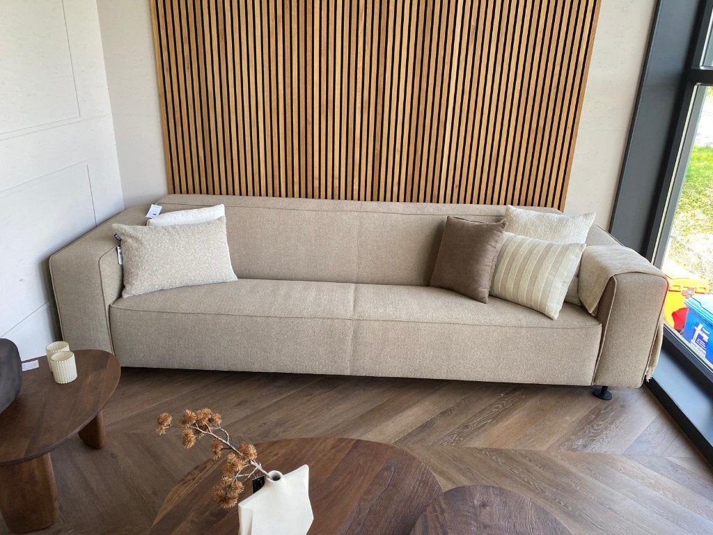 Bank Master | Dyyk | 4 zits | Beige, Ophalen, 250 tot 300 cm, Nieuw, 75 tot 100 cm