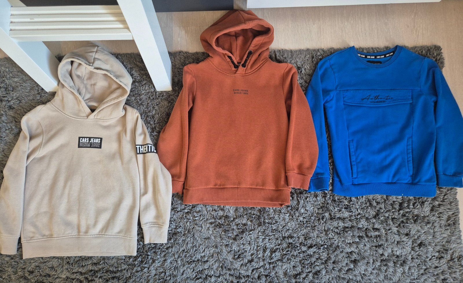 3x Jongens truien - Cars, maat 8, Gebruikt, Trui of Vest, Ophalen of Verzenden, Jongen