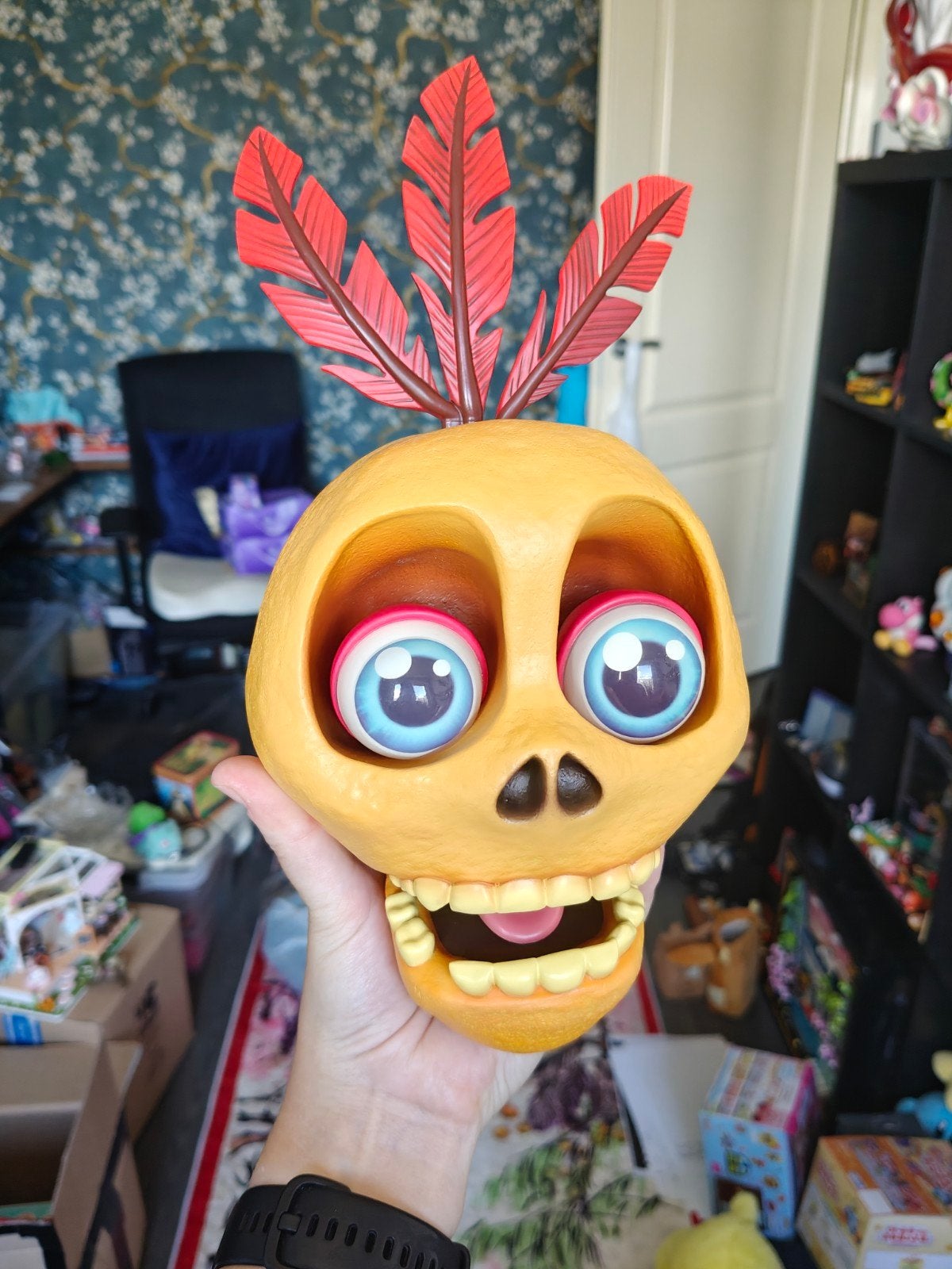 Mumbo Jumbo first 4 figure hoofd resin banjo kazooie, Ophalen