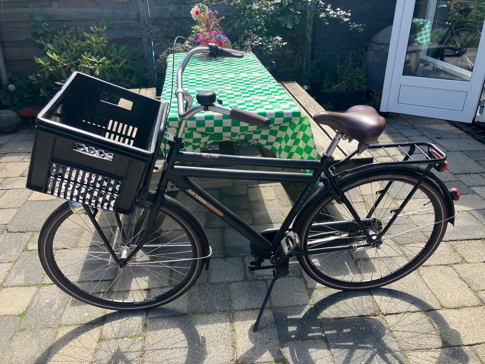 Sparta Fiets met krat, Ophalen, Gebruikt, Sparta, Versnellingen