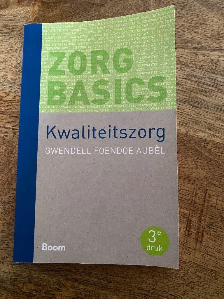 Zorg Basics Kwaliteitszorg, Boeken, Boom, Ophalen of Verzenden, Zo goed als nieuw, MBO