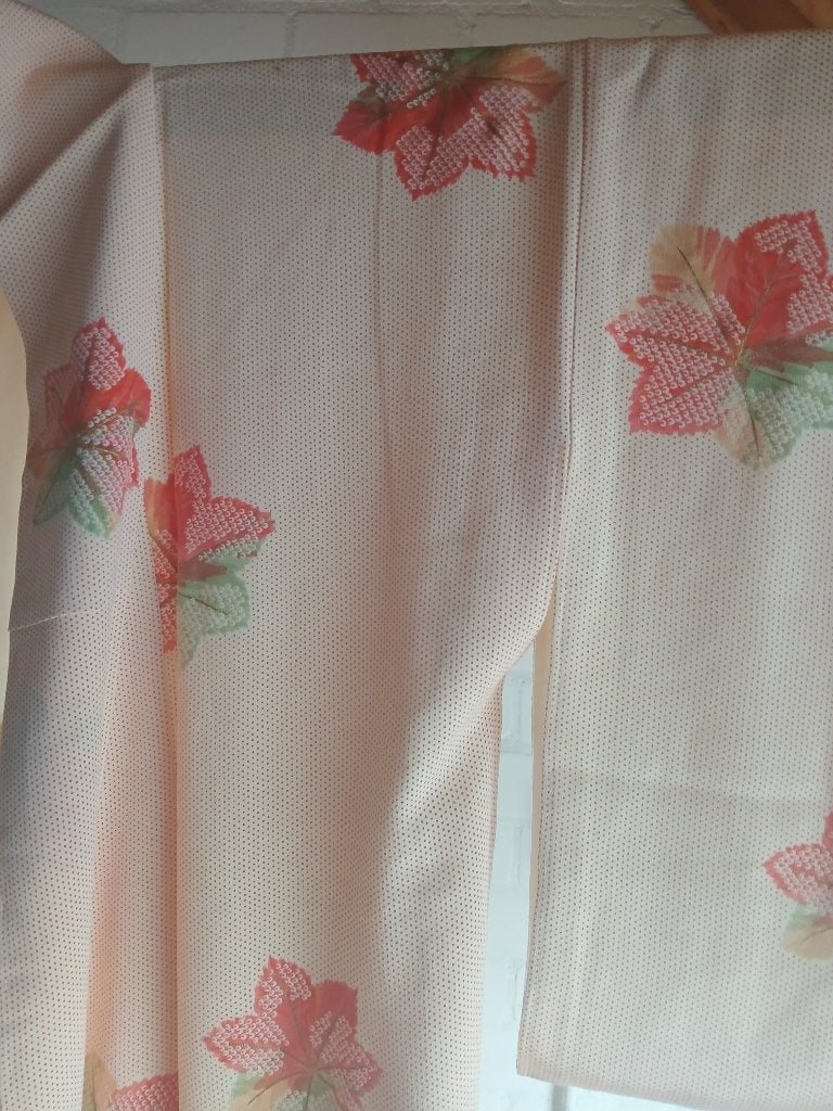 Traditionele Japanse Kimono momiji shibori, Ophalen of Verzenden