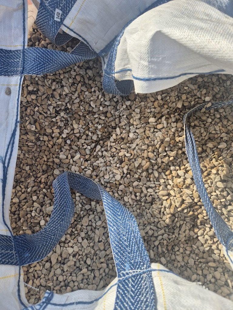 Restant Castle Grind Beige 8-16 mm (500 kg), Tuin en Terras, Ophalen, Nieuw, Beige, Grind