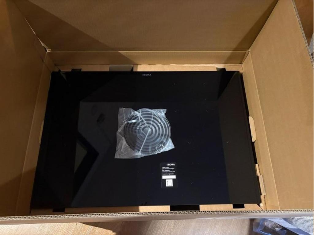 Nieuwe model Bora puru2 inductie kookplaat met afzuiging,, Nieuw, Energieklasse A of zuiniger, Inbouw, Inductie
