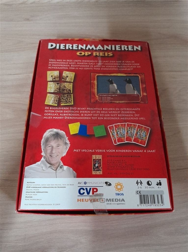 dierenmanieren op reis - 999 games - s4660, Verzenden, Zo goed als nieuw