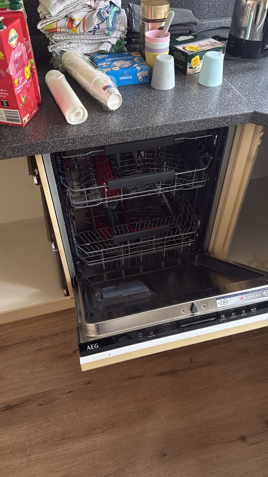 AEG Inbouw Vaatwasser - Zo goed als nieuw, Ophalen, Eco programma, Zo goed als nieuw, Inbouw