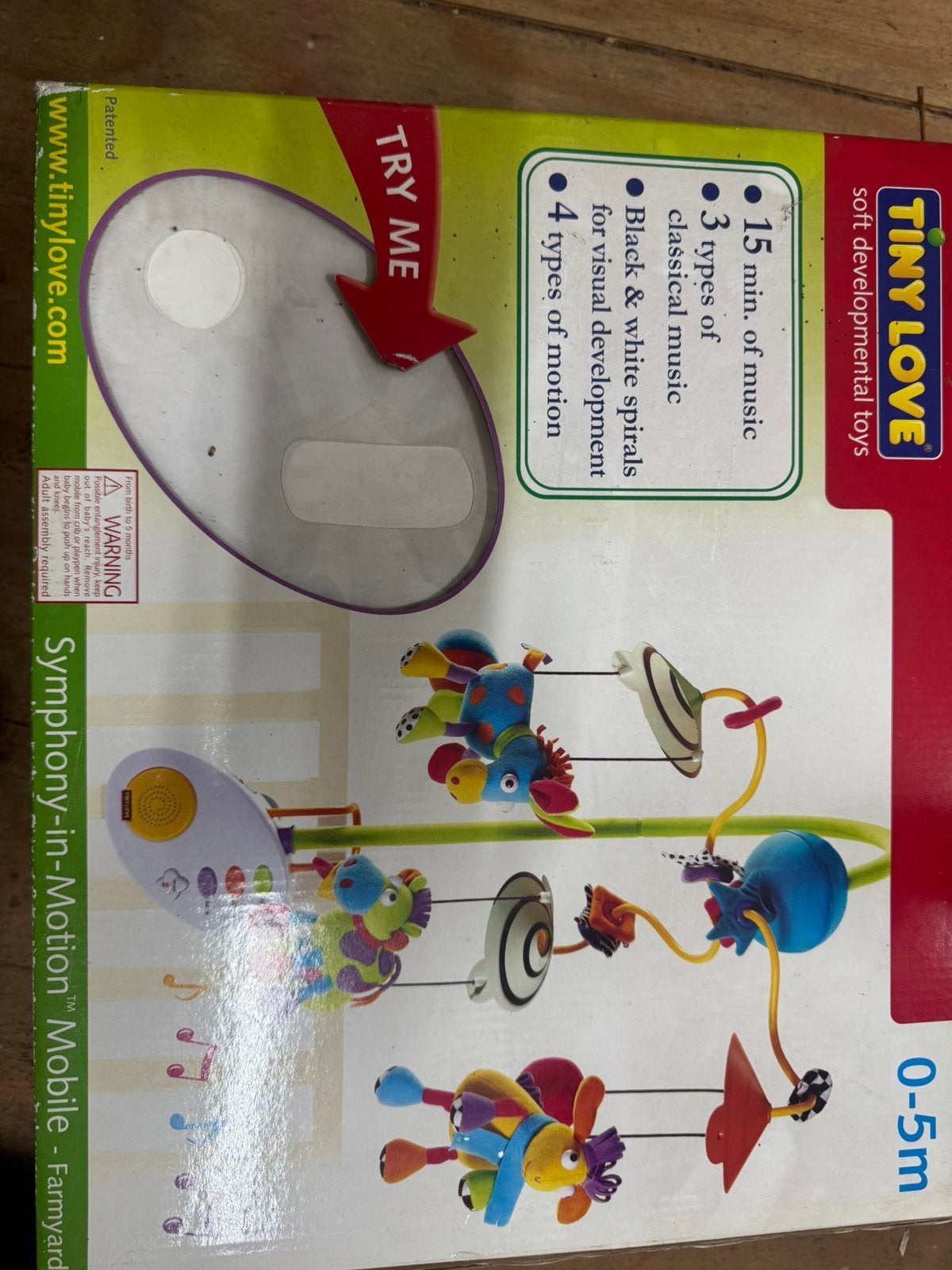 Tiny love mobile voor in de box, Ophalen, Zo goed als nieuw