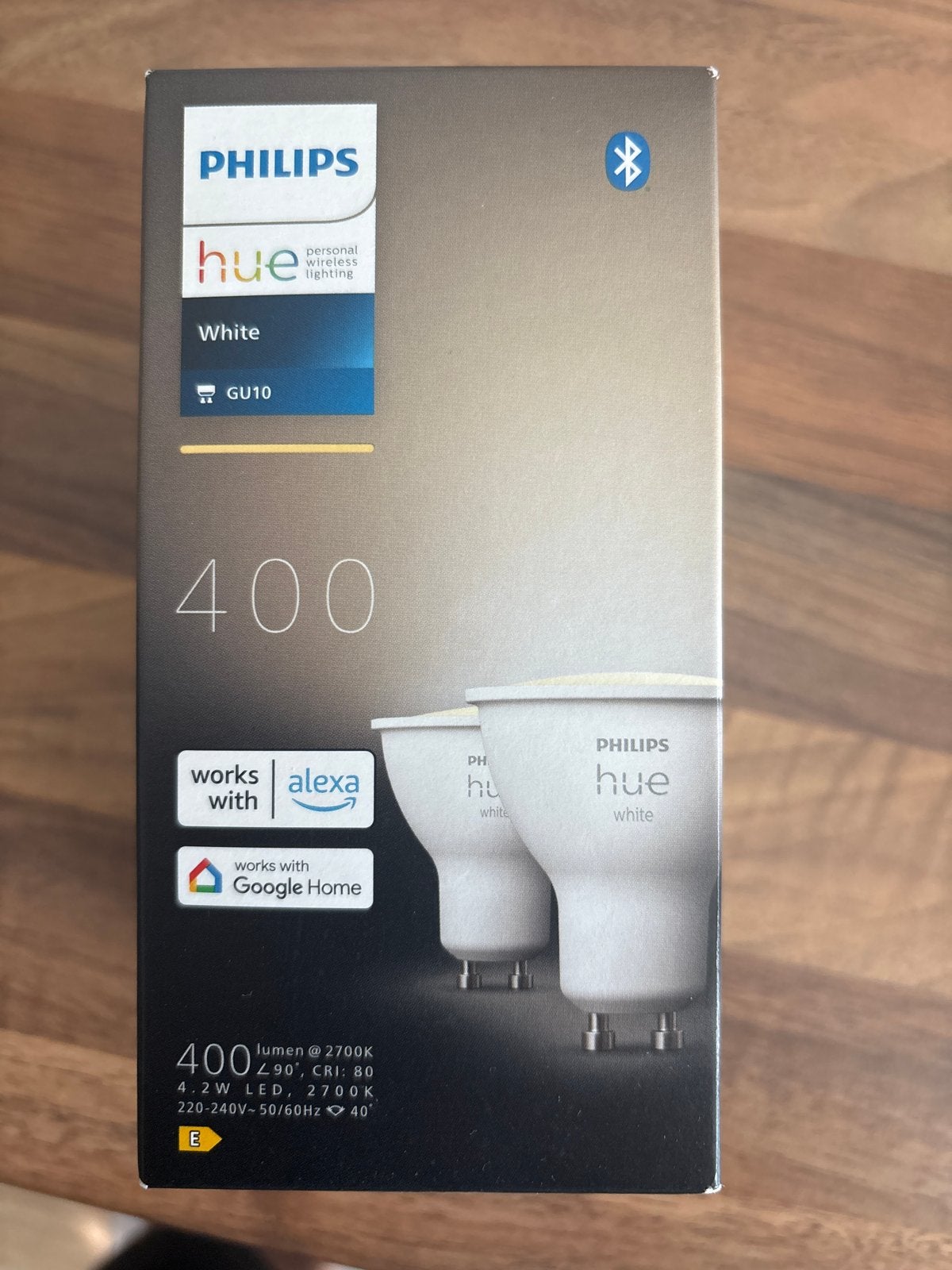 TK Philips Hue White GU10 1 stuks nieuw in doos, Ophalen of Verzenden, Nieuw