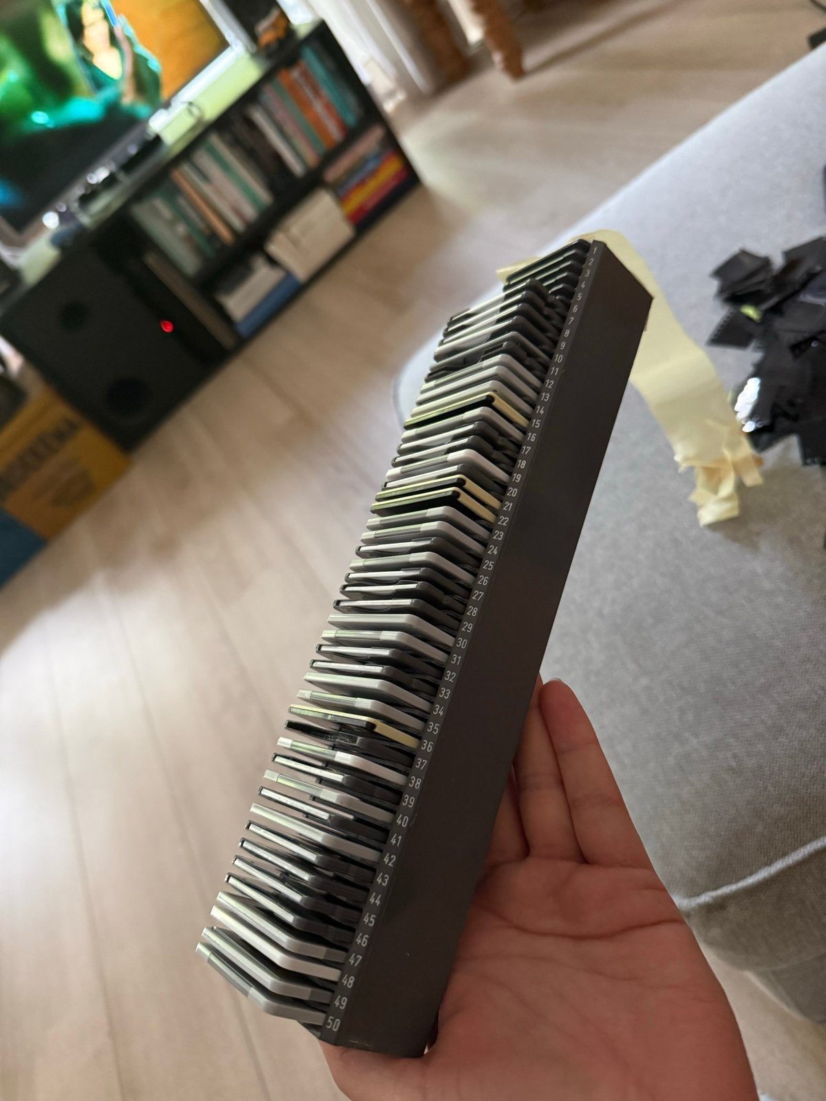8 vintage diamagazijns / diaslede, Audio, Tv en Foto, Diaprojectors, Ophalen of Verzenden, Gebruikt