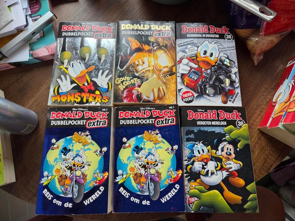 Donald Duck Dubbelpocket Extra, Meerdere stripboeken, Ophalen of Verzenden, Gelezen