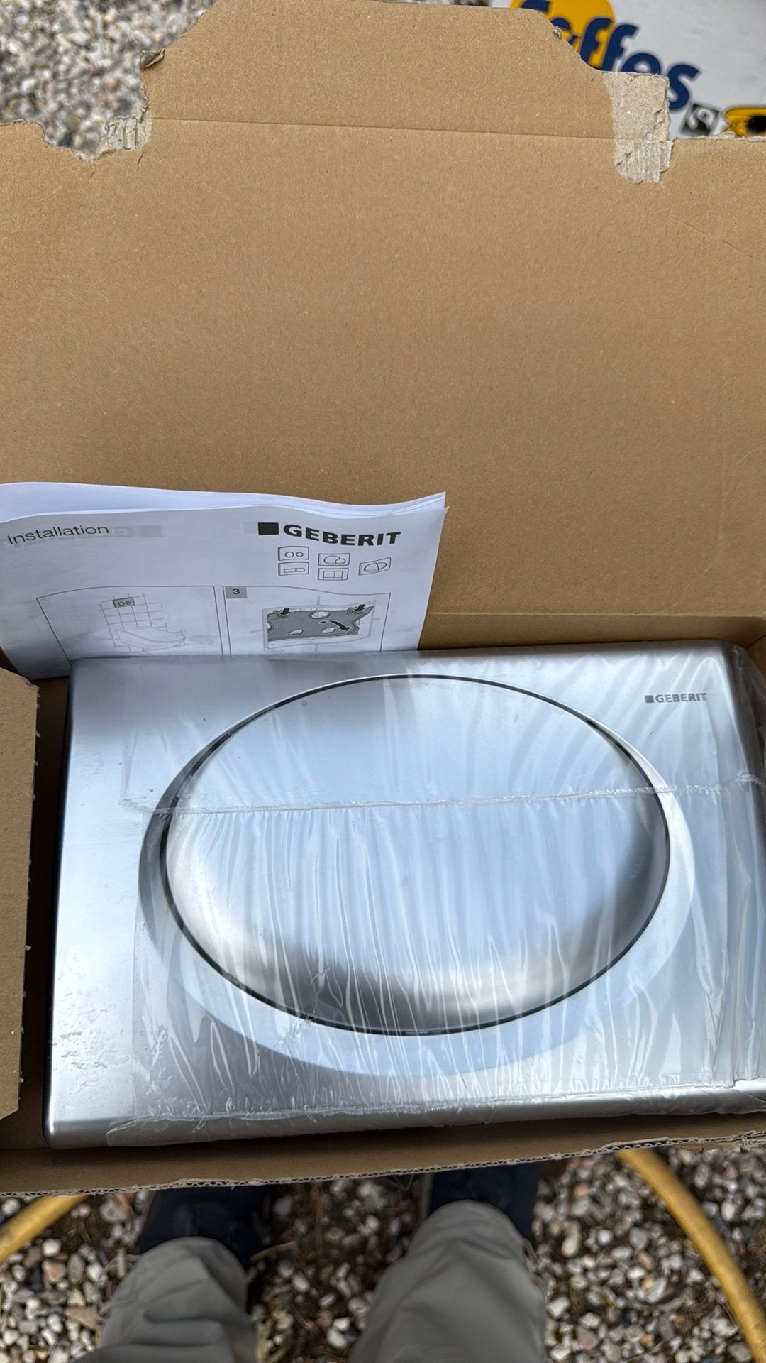 Geberit bediening paneel, Ophalen of Verzenden, Nieuw, Toilet