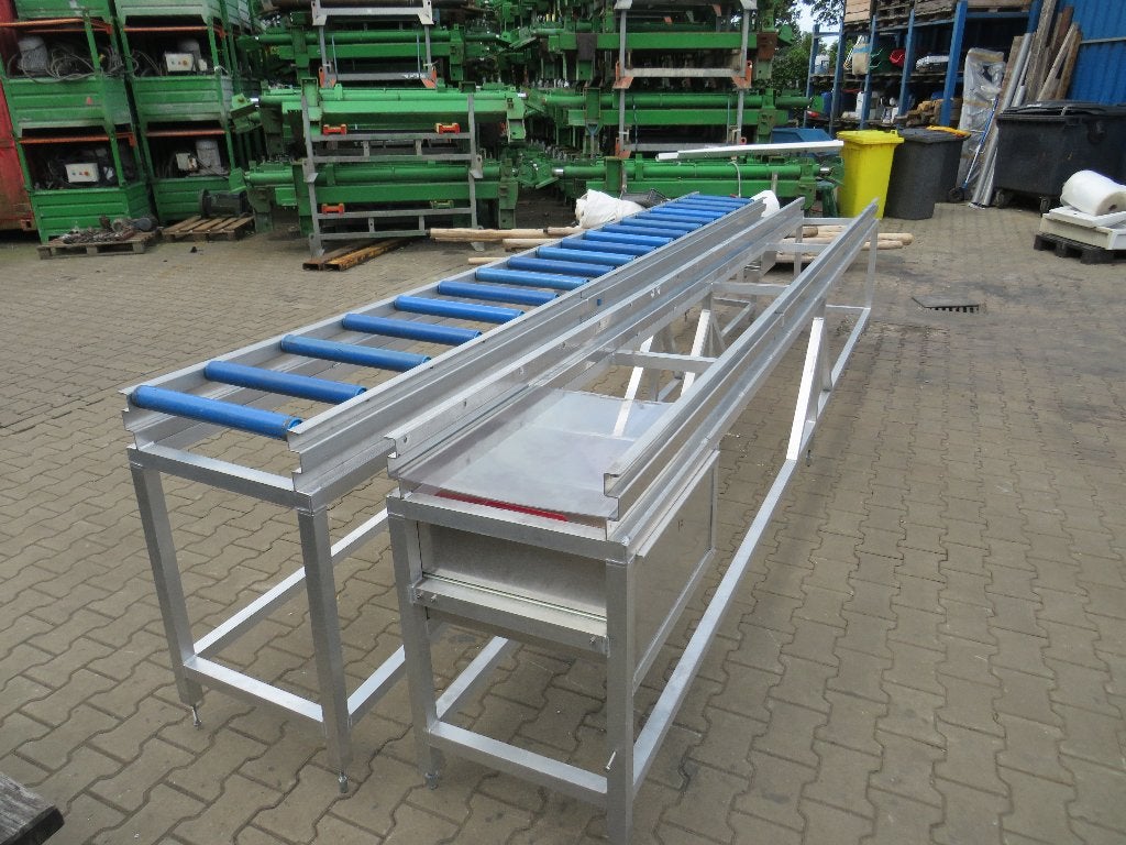 aluminium rollenbanen met ladenkast rollenbaan, Ophalen, Gebruikt, Zandhaarweg, Rollenbaan