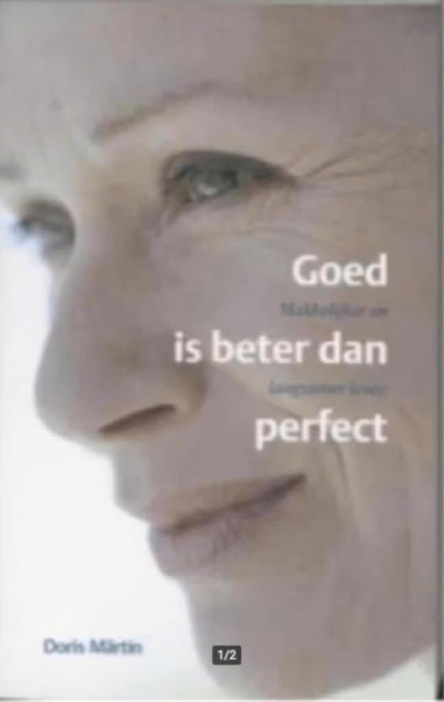 Goed is beter dan perfect (Doris Märtin), Boeken, Ophalen of Verzenden, Zo goed als nieuw, Management