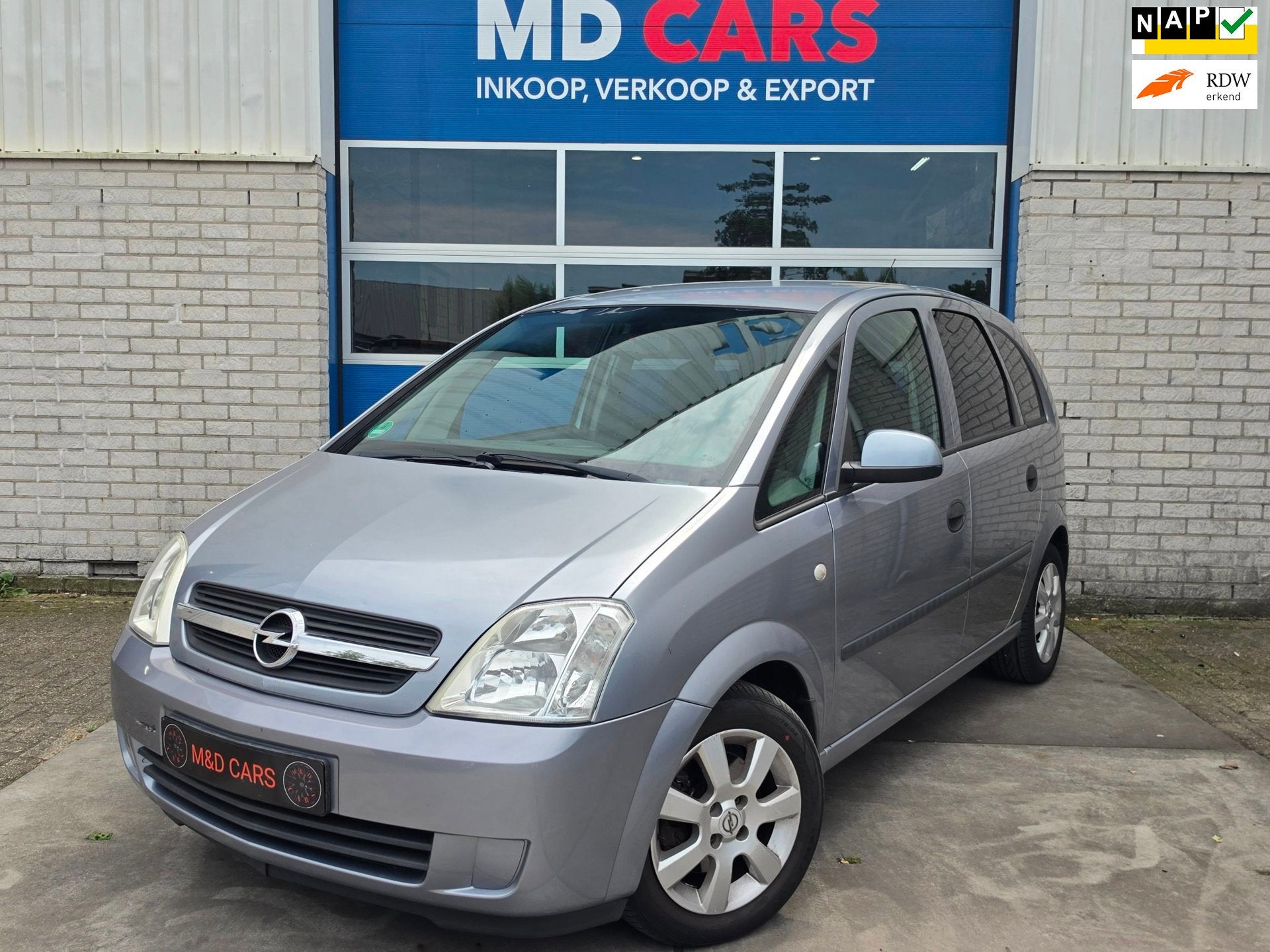Opel Meriva 1.6-16V Maxx Cool AIRCO/NAP/NWE APK, Auto's, Voorwielaandrijving, Gebruikt, Zwart, 4 cilinders