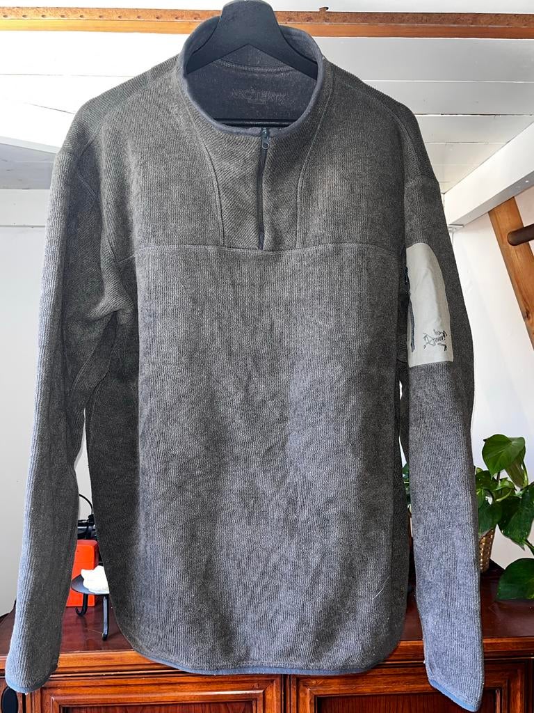 Arc'teryx vintage kwaliteit fleece trui - Maat M, Ophalen of Verzenden, Gedragen, Maat 48/50 (M), Grijs