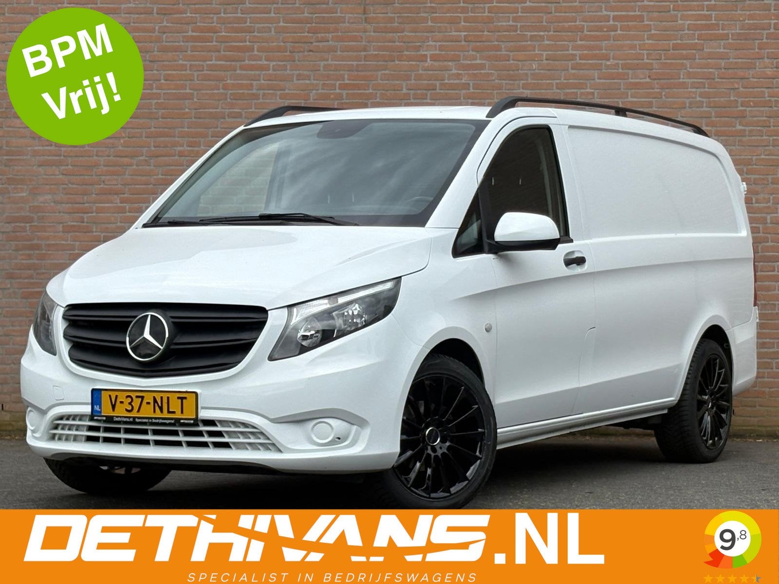 Mercedes-Benz Vito 114CDI 136PK Lang / 9G-Tronic / Distronic, Automaat, Gebruikt, Met garantie (alle), 2500 kg