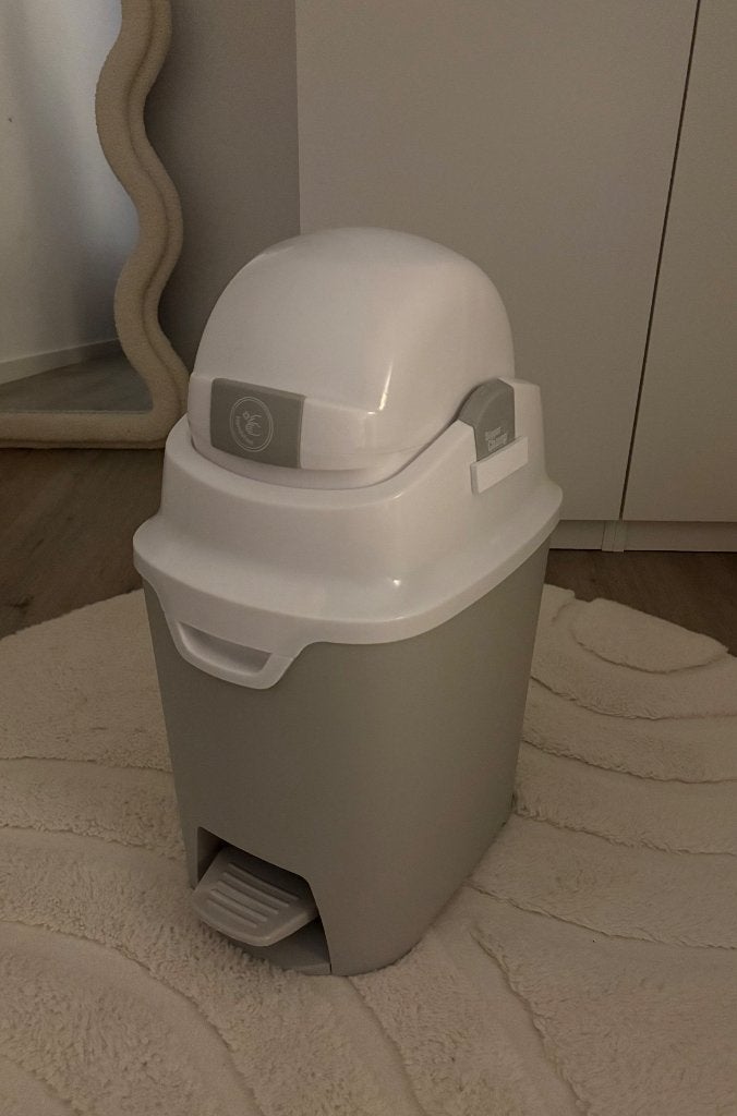 DiaperChamp ONE Handsfree luieremmer – lichtgrijs, Ophalen, Nieuw