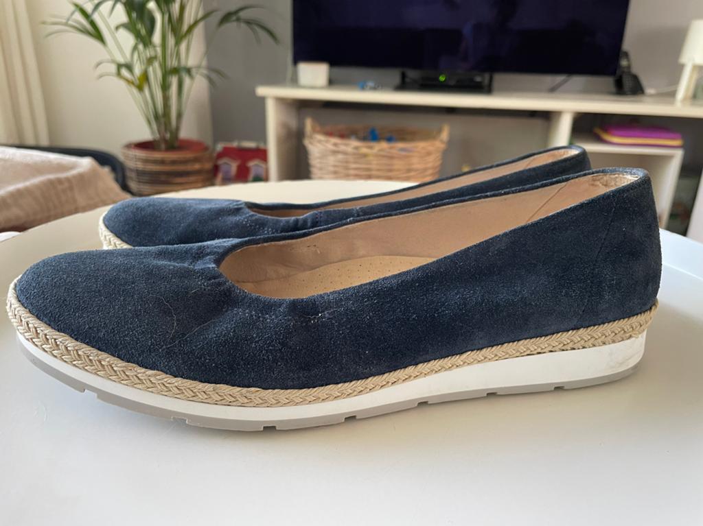 Gabor comfort easy walking mt 7,5 G, Blauw, Instappers, Ophalen of Verzenden, Zo goed als nieuw