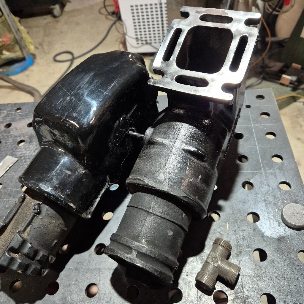 mercruiser RSV uitlaatspruitstuk 8 cil., Ophalen of Verzenden, Zo goed als nieuw, Motor en Techniek, Motorboot