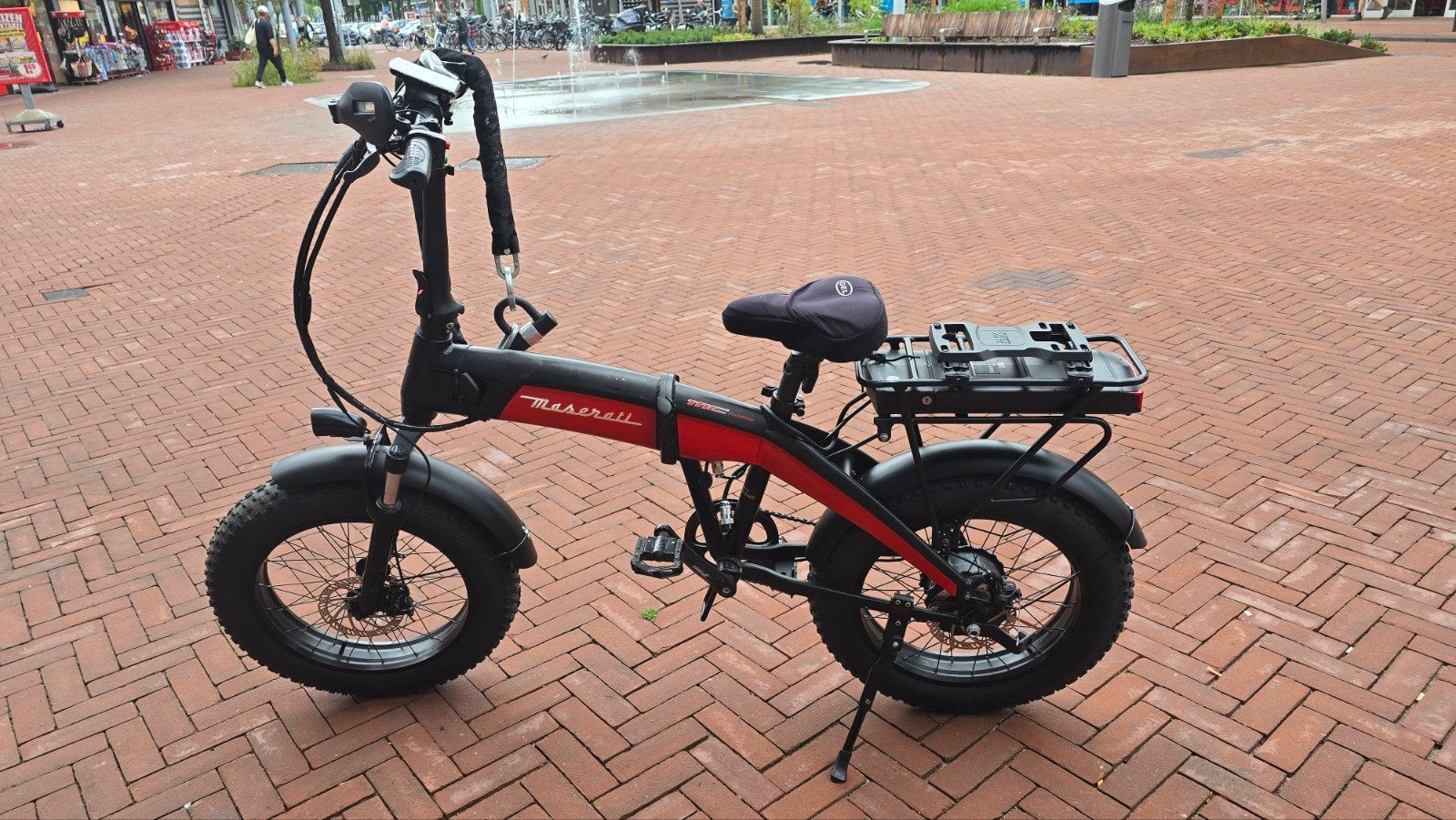 Maserati opvouwbare elektrische fatbike - Zo goed als nieuw, Fietsen en Brommers, Zo goed als nieuw, 59 cm of meer, 30 tot 50 km per accu