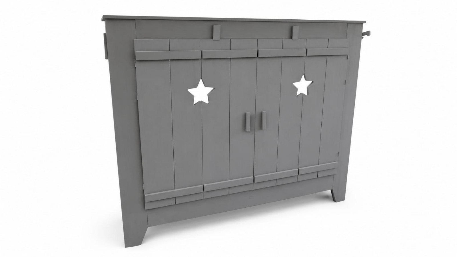 Kinder Bedstee bed merk STOER, Ophalen, 85 tot 100 cm, Zo goed als nieuw, Lattenbodem
