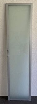 Ikea PAX deuren metaal met glas 194,5 x 49,5 Drammen, Ophalen, Minder dan 50 cm, Gebruikt, Glas