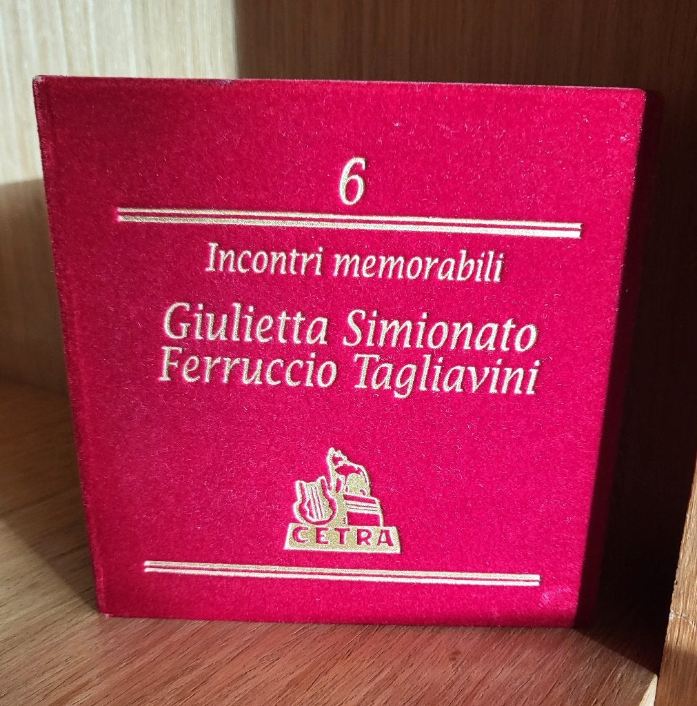 Incontri Memorabili 6 - Giulietta Simionato, Tagliavini - Cd, Kamermuziek, Boxset, Ophalen of Verzenden, Zo goed als nieuw