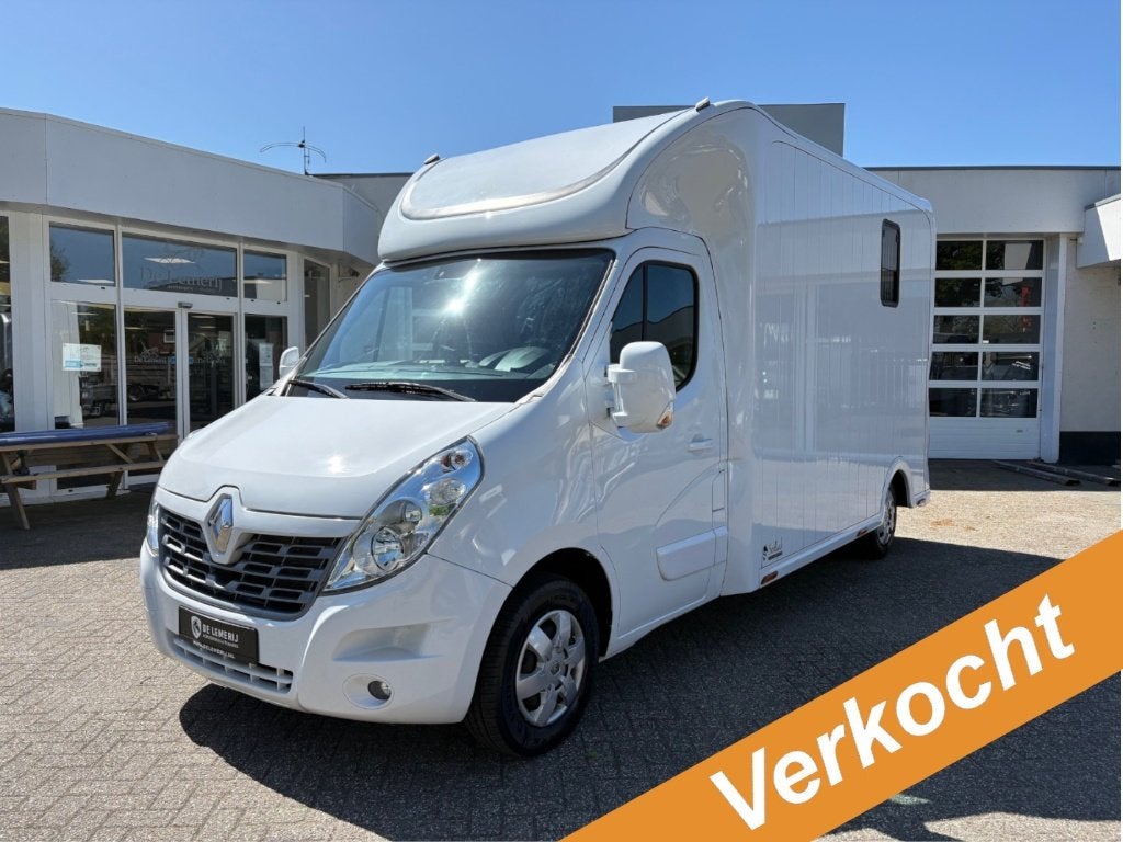 Verkocht: Renault Master Sodiak Aluminium Hengstenuitvoering, Dieren en Toebehoren, Ophalen, Gebruikt, Aluminium, 2-paards trailer