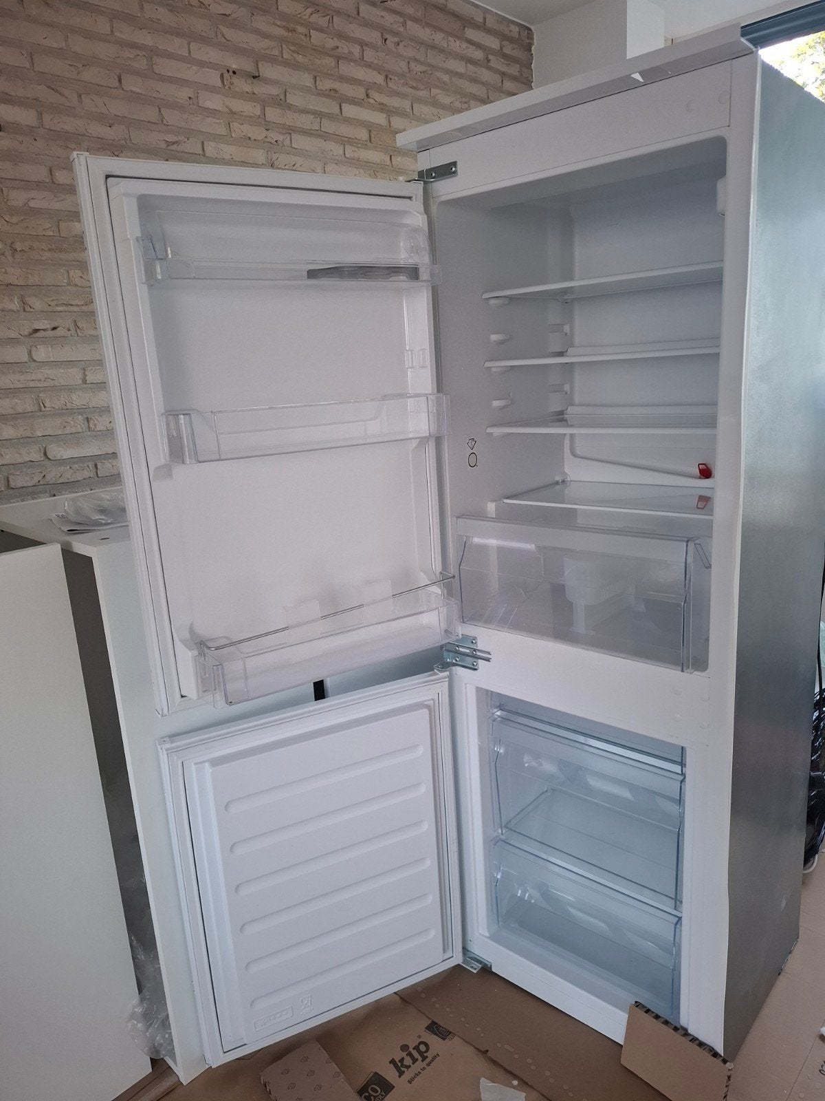 Ikea Rakall inbouw koel vriescombinatie  Metod Nieuwstaat!!, Witgoed en Apparatuur, 200 liter of meer, Ophalen, Met aparte vriezer