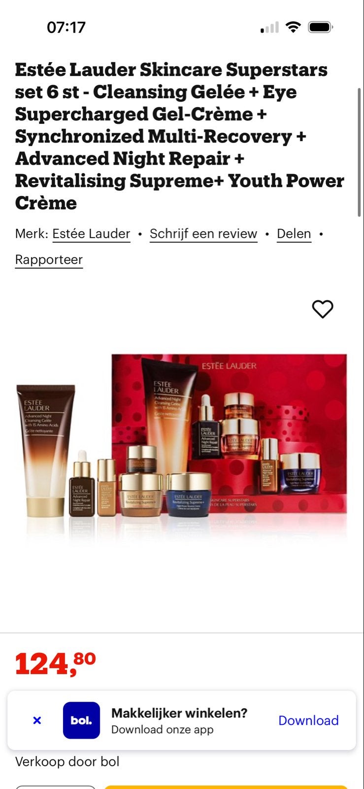 Estée Lauder Skincare Superstars set 6 stuks, Ophalen, Nieuw, Gehele gezicht, Verzorging